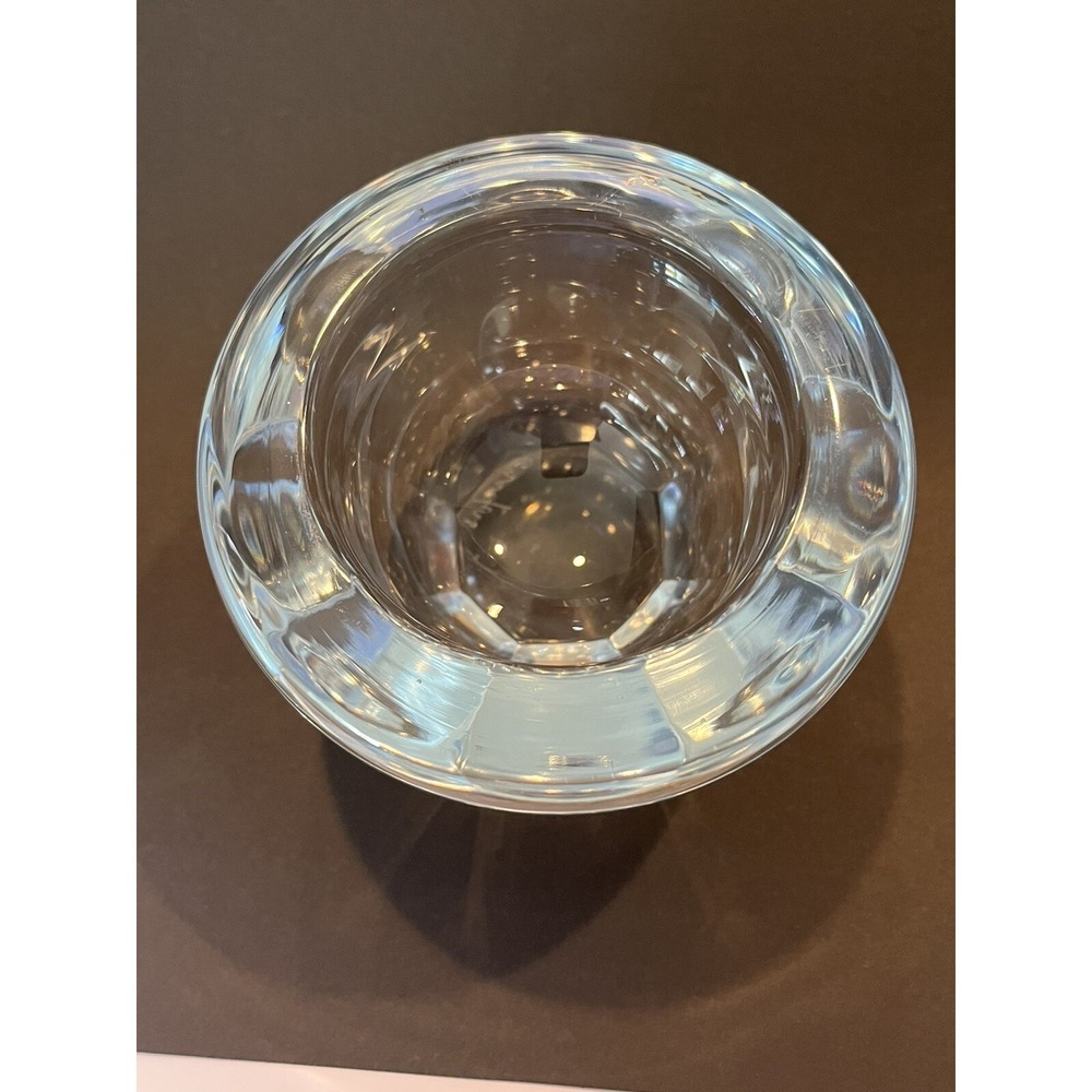 Orrefors Blown Glass Crystal Bowl, Candy Dish, Nut Dish, Octagonal, Heavy Weight